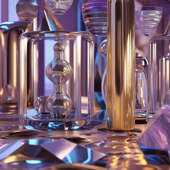 glass of wine in restaurant