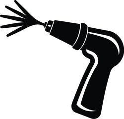 vector illustration of a hair dryer