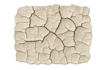 Dried, cracked ground surface representing climate change impact, environmental degradation, and water scarcity risk
