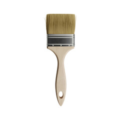 Paint brush isolated on transparent background. cut out
