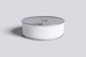 Small Food Can For Mockup