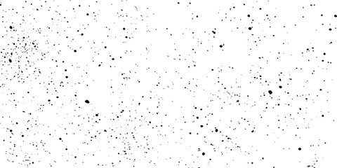 Black dot texture isolated on transparent background. Abstract grunge concrete wall dot texture background, black and white texture. Black dot Speckled gritty overlay texture. 