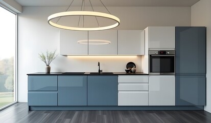 Elegant Modern Kitchen with Functional Layout