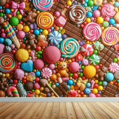 Fototapeta premium colorful easter eggs in basket
