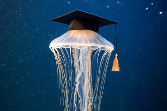 Graduate Jellyfish A whimsical underwater graduation