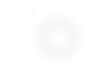 Abstract composition of white circles with glossy effects against a solid black background.