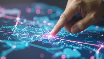 Virtual Interaction with Digital Map in Metaverse Environment