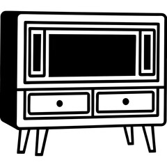 Media console vector