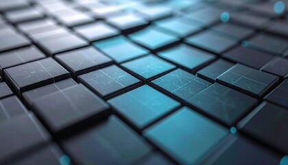 Futuristic Grid Showcase with Tiles for Retail and XR Experiences