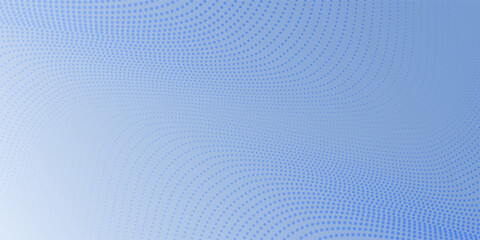 Modern blue halftone background. Dot pop art sport style vector.