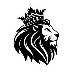 Lion king logo and icon vector