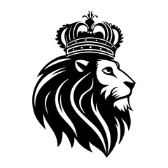 Lion king logo and icon vector