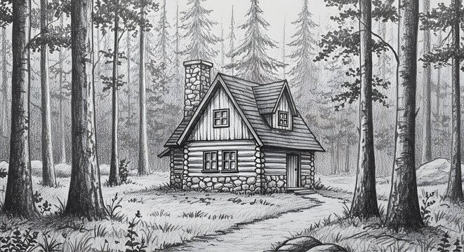 house in the woods