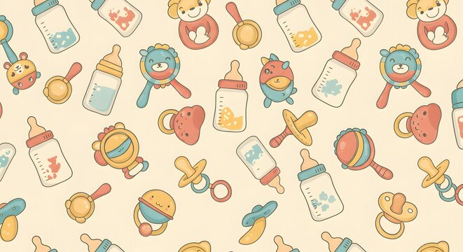seamless easter pattern
