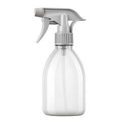 Clear Plastic Spray Bottle with Grey Trigger Sprayer