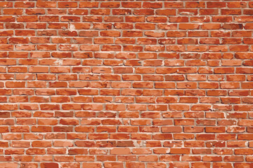 Texture of a red brick wall vector illustration