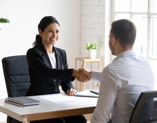 business people working together