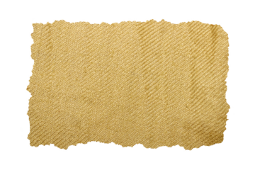 Torn Brown Linen Fabric Texture Pieces with Rough Edges. Perfect for collage designs, digital scrapbooking, paper craft mockups, and rustic-themed visual compositions.