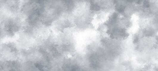 Abstract Gray sky background with clouds. Monochrome gray background with Smoke texture. Misty fog effect. Paper texture vintage white background.	