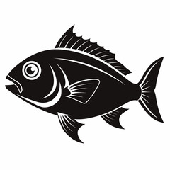 Fototapeta premium vector illustration of a fish