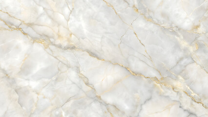 Elegant white and gold marble texture background, luxurious stone surface detail, high-resolution image ideal for design projects, showcasing natural veining
