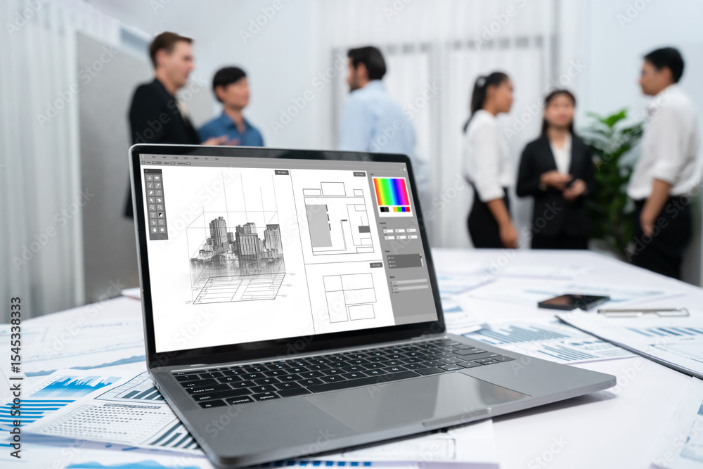 Aufkleber architectural design brisk software application for architect business and professional designer