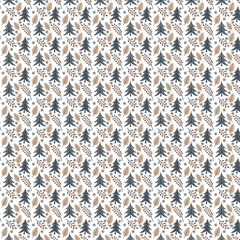 Obraz premium Abstract color poster seamless decorative pattern art vector illustration isolated on muted background 