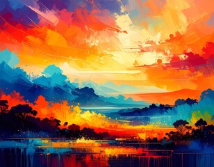 Abstract Pattern Background &ndash; Modern Artistic Decorative Design