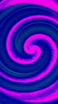 Purple spiral swirl design with circular pink patterns and light motion effects