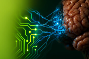 Neural circuit connection for brain-machine interface visuals and neuroengineering concepts