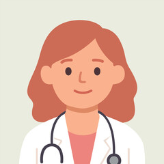 Smiling Female Doctor Illustration
A friendly female doctor in a white coat with a stethoscope, symbolizing care and professionalism.