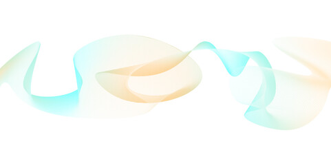 Abstract frequency sound wave lines and twisted curve lines background. Abstract grey, white smooth element swoosh speed wave modern stream background. Wave with lines created using blend tool.