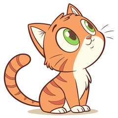 cartoon cat with a big smile