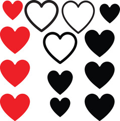 seamless hearts pattern