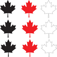 canadian flag set, canadian maple leaves, leaf, maple, autumn, canada, flag, 