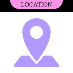 location vector icon set. point illustration sign collection. position symbol. place logo. colorful set of icons