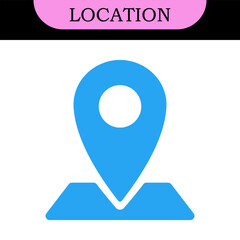 location vector icon set. point illustration sign collection. position symbol. place logo. colorful set of icons