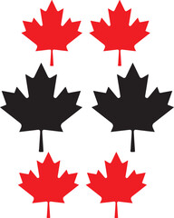 canadian flag set, canadian maple leaves, leaf, maple, autumn, canada, flag, 
