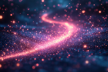 Obraz premium Abstract background with glitter and stars.