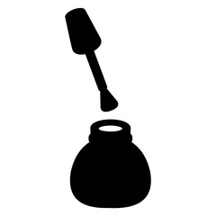 Nail Polish Isolated On White