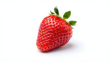 strawberry on white background