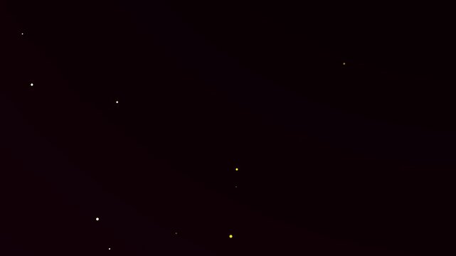  abstract golden dust particles falling fast on black background loop