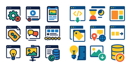 Optimization Tactics Icons