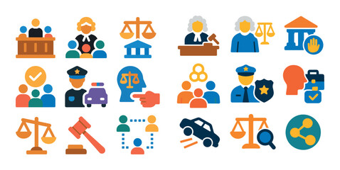 Sociological Jurisprudence Icons