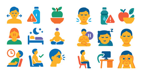 Colorful Wellness Icons