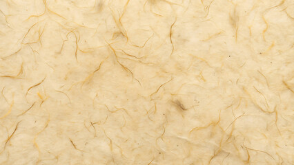 Obraz premium Close-up texture of handmade beige paper with visible fibers