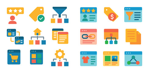 E-commerce SEO Icons