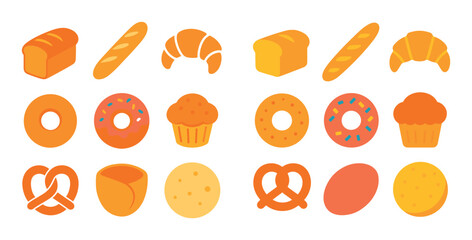 Colorful Bakery Icons