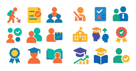 Colorful Education Icons