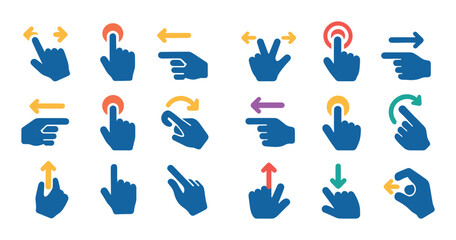 Gesture Icons Grid